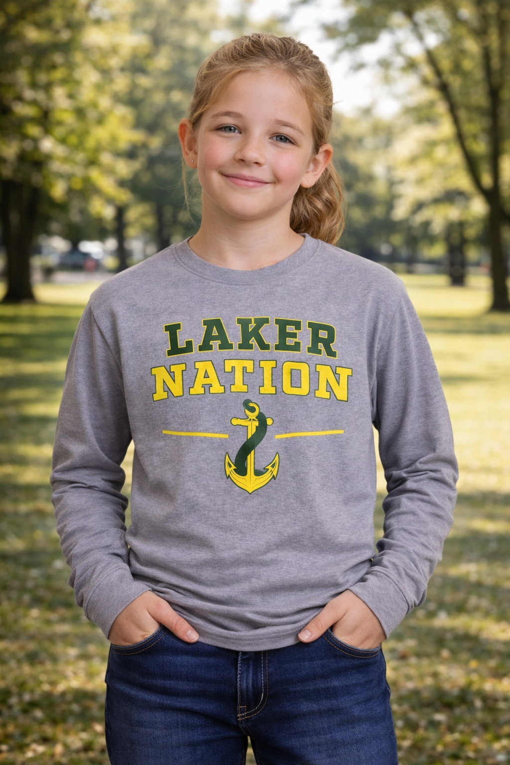 Laker Nation Long Sleeve T-Shirt (YOUTH)