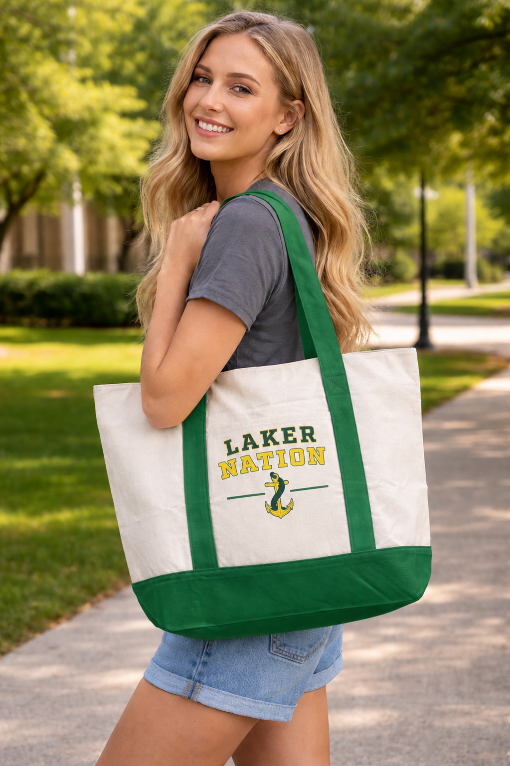 Green Canvas Bag