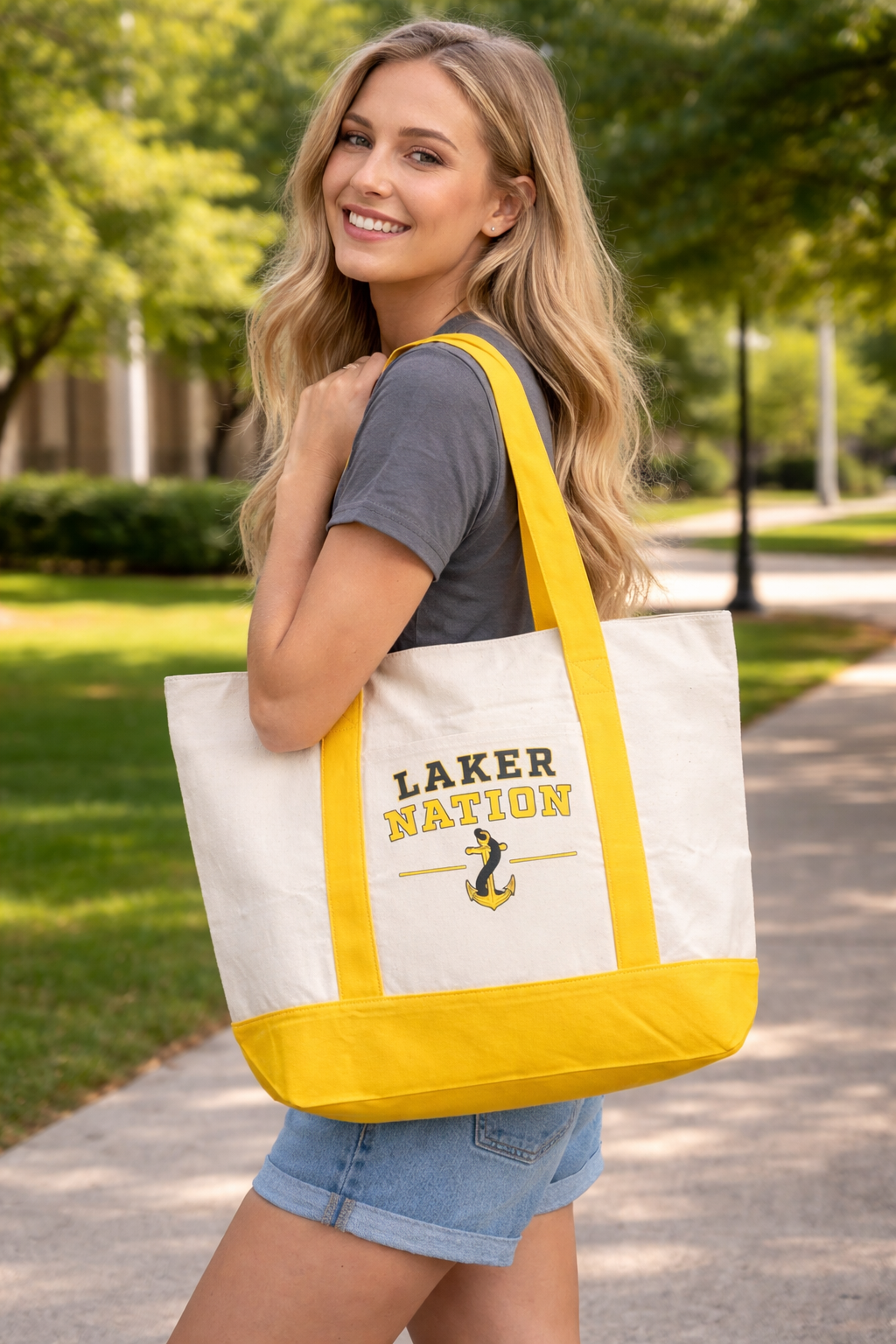 Yellow Canvas Bag