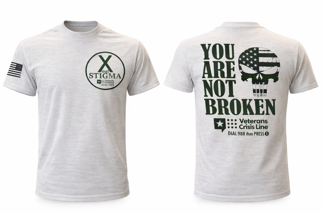 X out Stigma Veteran T-Shirt