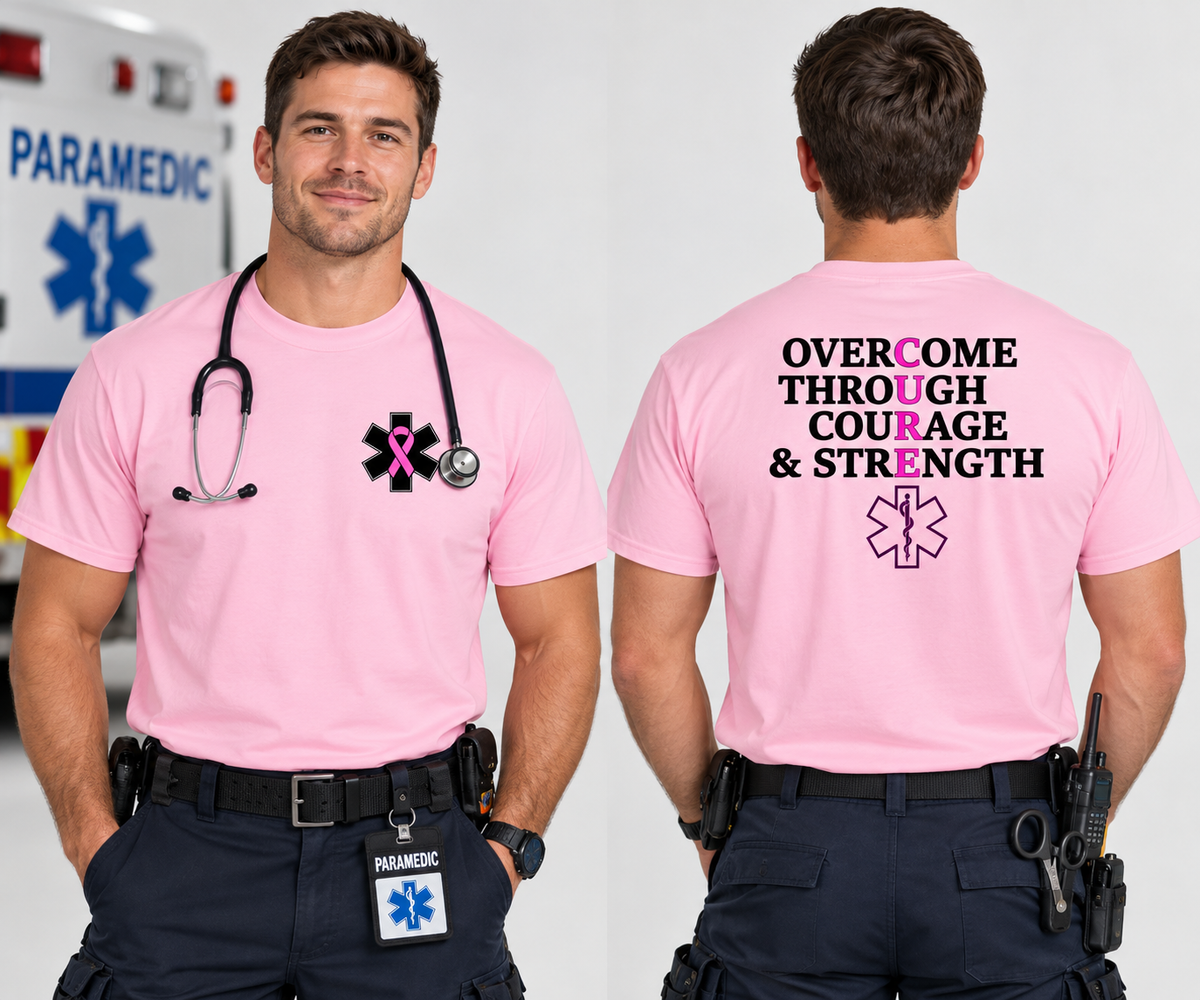 Cancer Awareness EMS Shirt